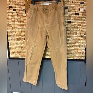 Vintage Carhartt Dungaree fit Carpenter style canvas pant size 38x34